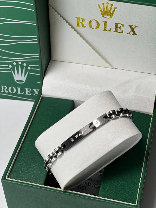 Bracelet ROLEX -black&silver