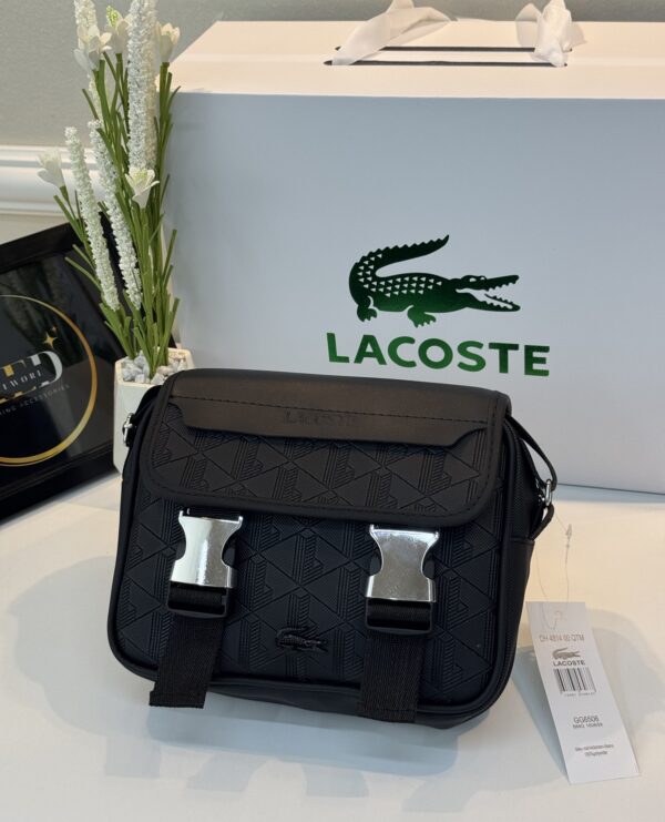 Sacoche LACOSTE Monogramme -Black