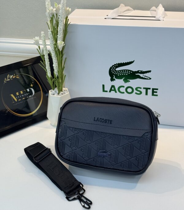 Sacoche LACOSTE Monogramme -bleu nuit