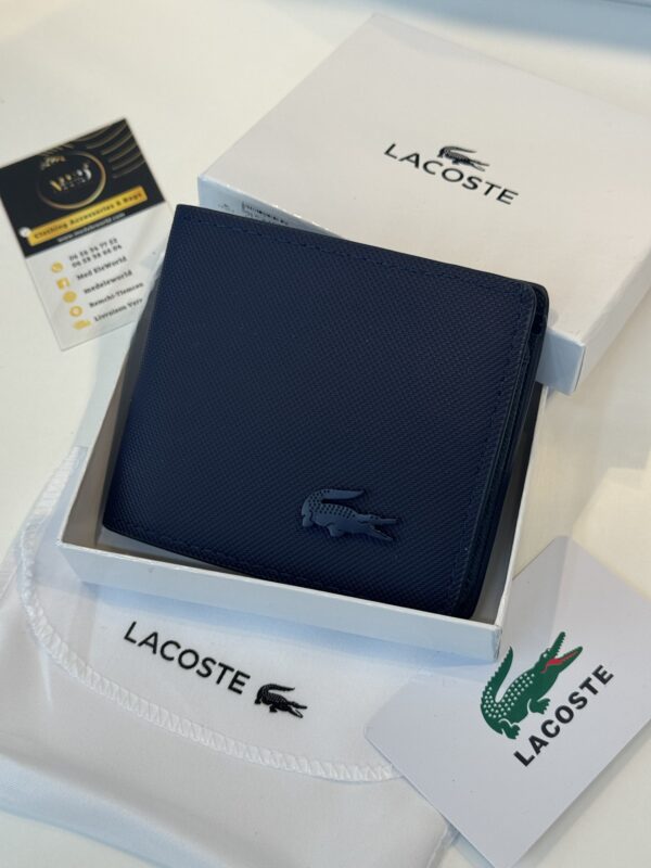 Portefeuille LACOSTE -bleu nuit