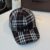 Casquette BURBERRY tartan -black