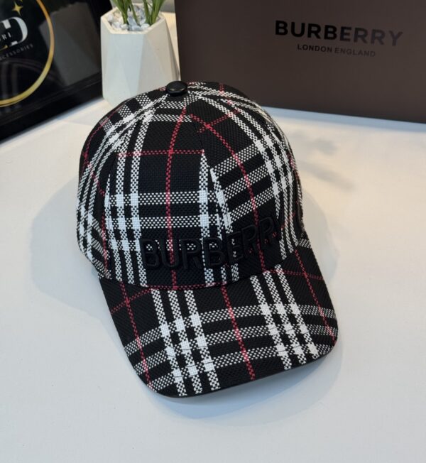 Casquette BURBERRY tartan -black