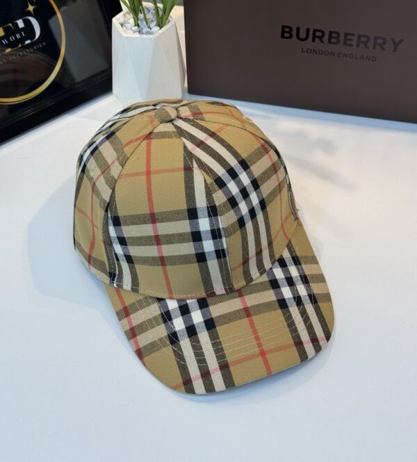 Casquette Burberry tartan