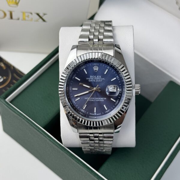 Montre ROLEX Datejust -silver/bleu