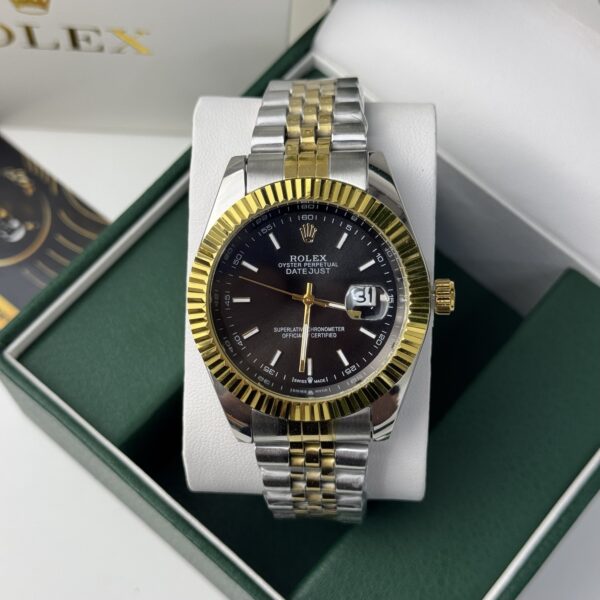 Montre ROLEX Datejust -gold/black