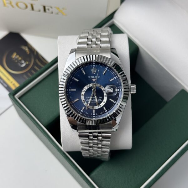 Montre ROLEX Sky Dweller -silver/blue