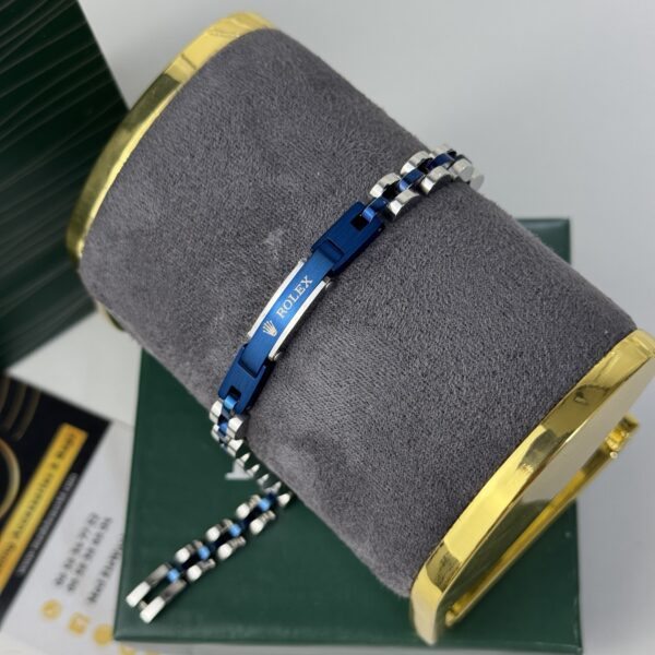 Bracelet ROLEX -silver/bleu