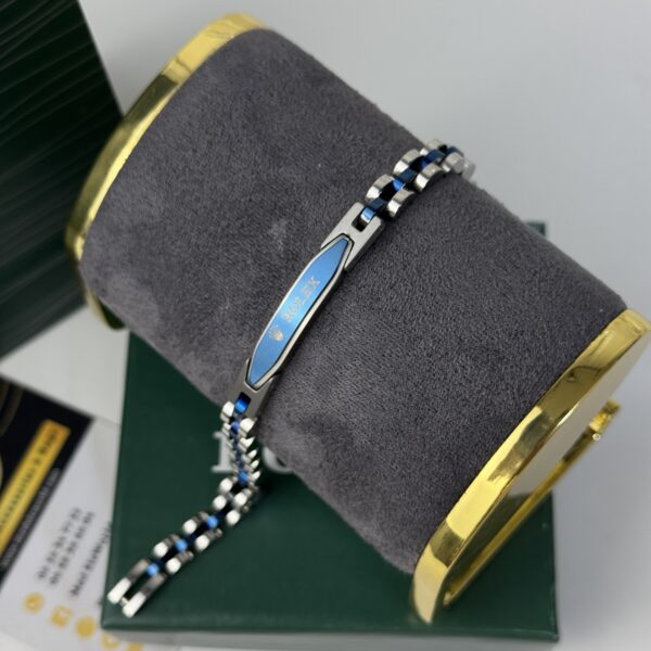Bracelet ROLEX -silver/bleu