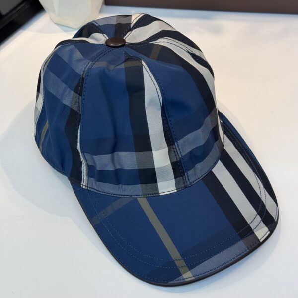 Casquette BURBERRY Tartan -Bleu