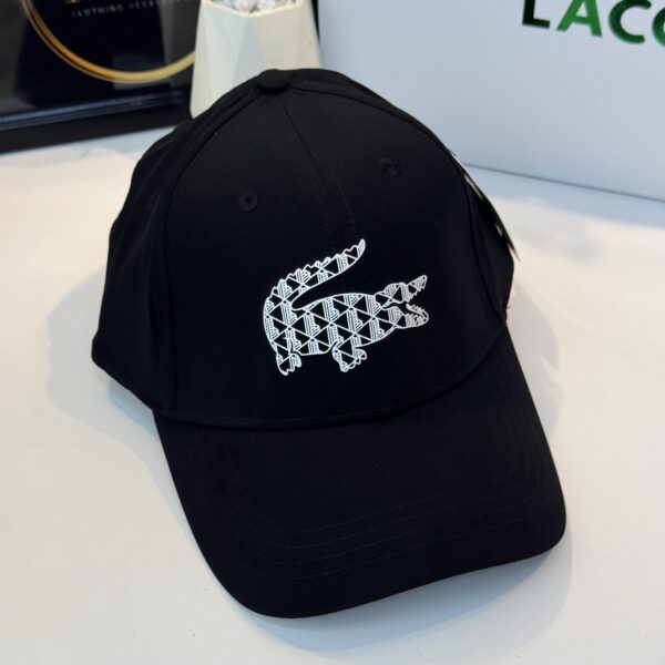 Casquette LACOSTE Monogramme -Black