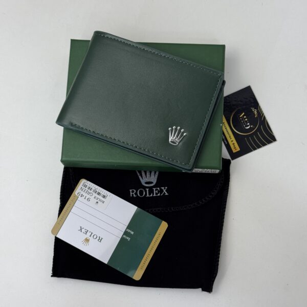 Portefeuille ROLEX -green