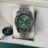 Montre ROLEX Data Just Moteur -silver/green